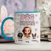 Dog Mom With Cherry - Personalized Custom 3D Inflated Effect Accent Mug - Gift For Her, Pet Lover | CLP16.V3 HH01 Dog Mom With Cherry - Personalized Custom 3D Inflated Effect Accent Mug - Gift For Her, Pet Lover | CLP16.V3 HH01