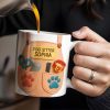 Dog Sitter Customizable Name With Paw Prints And Pet Care Essentials - Personalized Custom Coffee Mug - JBS014_MG Dog Sitter Customizable Name With Paw Prints And Pet Care Essentials - Personalized Custom Coffee Mug - JBS014_MG