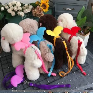 Dog Traction Rope Angel Wings Dogs Tactical Collar Harnesses