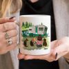 Dogs & Camping Make Me Happy - Personalized Mug Dogs & Camping Make Me Happy - Personalized Mug