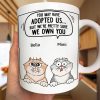 Dogs & Cats We Own You - Personalized Mug Dogs & Cats We Own You - Personalized Mug