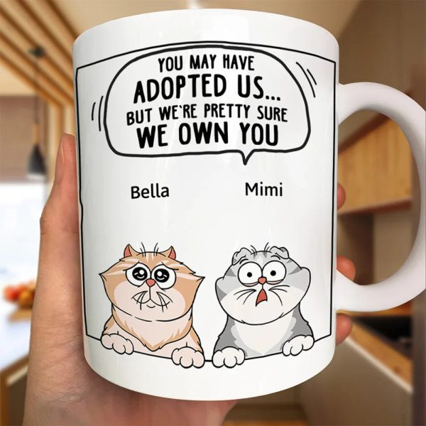 Dogs & Cats We Own You - Personalized Mug Dogs & Cats We Own You - Personalized Mug