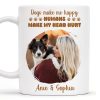 Dogs Make Me Happy, Humans Make My Head Hurt - Personalized Custom Coffee Mug - PET090_MG Dogs Make Me Happy, Humans Make My Head Hurt - Personalized Custom Coffee Mug - PET090_MG