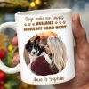 Dogs Make Me Happy, Humans Make My Head Hurt - Personalized Custom Coffee Mug - PET090_MG Dogs Make Me Happy, Humans Make My Head Hurt - Personalized Custom Coffee Mug - PET090_MG