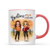 Doll Best Friends Besties Standing Fall Season Personalized Mug (11oz)