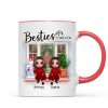 Doll Best Friends Sisters Christmas Front Door Personalized Mug Doll Best Friends Sisters Christmas Front Door Personalized Mug
