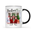 Doll Best Friends Sisters Christmas Front Door Personalized Mug Doll Best Friends Sisters Christmas Front Door Personalized Mug