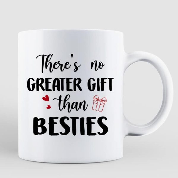 Doll Besties Standing Beside Christmas Tree Personalized Mug Doll Besties Standing Beside Christmas Tree Personalized Mug