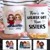 Doll Girls Gift For Besties Sisters Siblings Pink Heart Christmas Personalized Mug Doll Girls Gift For Besties Sisters Siblings Pink Heart Christmas Personalized Mug