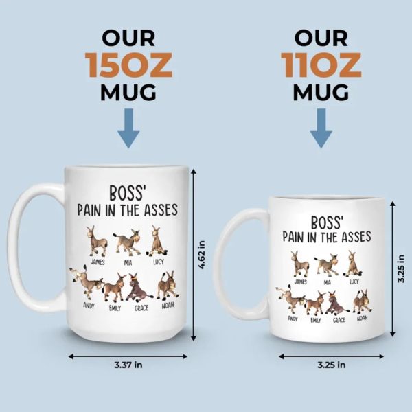 Donkeys Need Carrots, Not Complaints - Coworker Personalized Custom Mug - Gift For Coworkers, Work Friends, Colleagues, Family Members Donkeys Need Carrots, Not Complaints - Coworker Personalized Custom Mug - Gift For Coworkers, Work Friends, Colleagues, Family Members