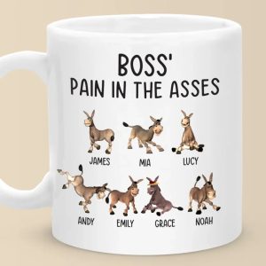 Donkeys Need Carrots, Not Complaints - Coworker Personalized Custom Mug - Gift For Coworkers, Work Friends, Colleagues, Family Members