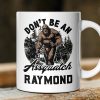 Don't Be a Sasquatch Personalized Mug, Funny Retro Bigfoot Camping Dad Gift With Custom Name Don't Be a Sasquatch Personalized Mug, Funny Retro Bigfoot Camping Dad Gift With Custom Name