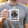 Don't Be a Sasquatch Personalized Mug, Funny Retro Bigfoot Camping Dad Gift With Custom Name Don't Be a Sasquatch Personalized Mug, Funny Retro Bigfoot Camping Dad Gift With Custom Name