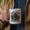 Don't Be a Sasquatch Personalized Mug, Funny Retro Bigfoot Camping Dad Gift With Custom Name Don't Be a Sasquatch Personalized Mug, Funny Retro Bigfoot Camping Dad Gift With Custom Name