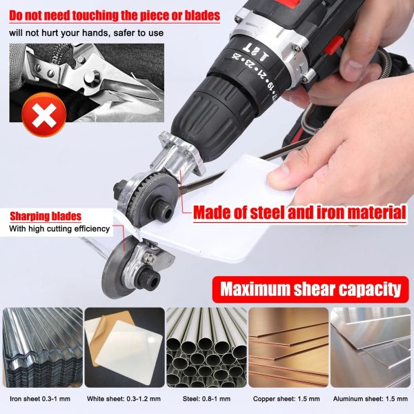 Double Headed Electric Drill Plate Cutter Double Headed Electric Drill Plate Cutter