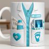 Dr. Lucia Foot Cream Doctor's Coat Mug - Personalized Custom Coffee Mug - DOC102_MG