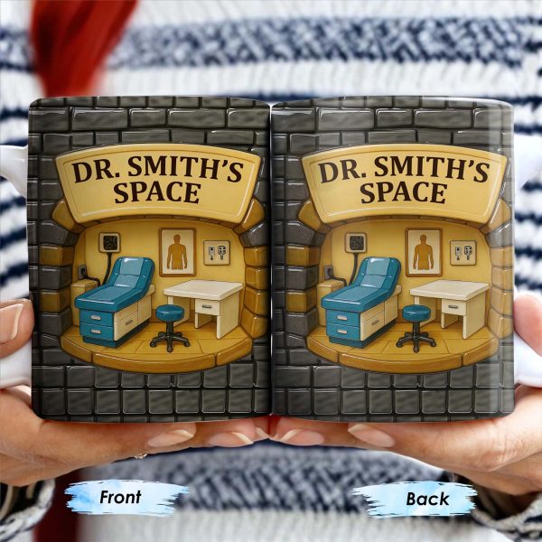 Dr. Smith's Space, Office, Chair, And Desk - Personalized Custom Coffee Mug - DOC007_MG Dr. Smith's Space, Office, Chair, And Desk - Personalized Custom Coffee Mug - DOC007_MG