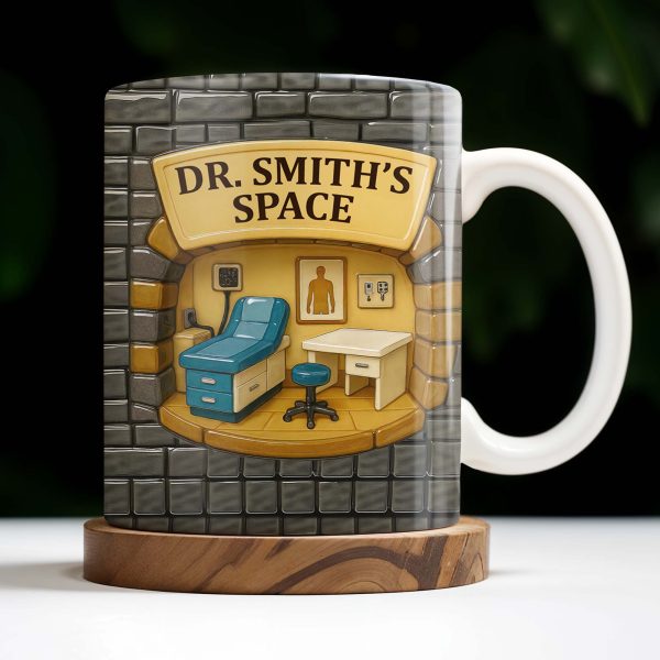 Dr. Smith's Space, Office, Chair, And Desk - Personalized Custom Coffee Mug - DOC007_MG Dr. Smith's Space, Office, Chair, And Desk - Personalized Custom Coffee Mug - DOC007_MG