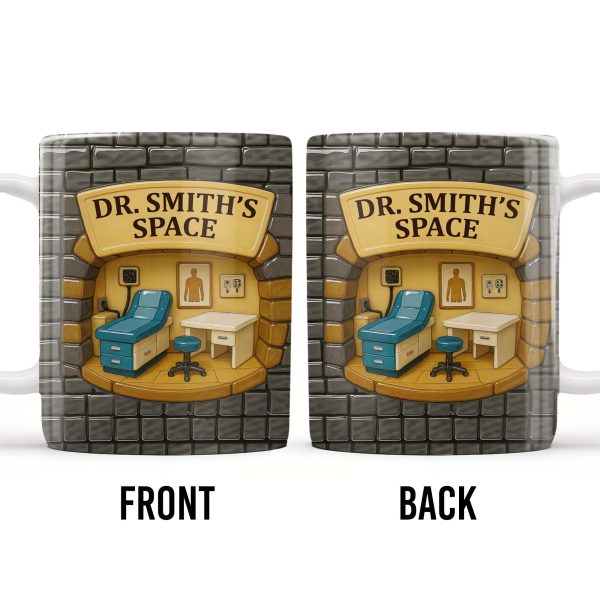 Dr. Smith's Space, Office, Chair, And Desk - Personalized Custom Coffee Mug - DOC007_MG Dr. Smith's Space, Office, Chair, And Desk - Personalized Custom Coffee Mug - DOC007_MG