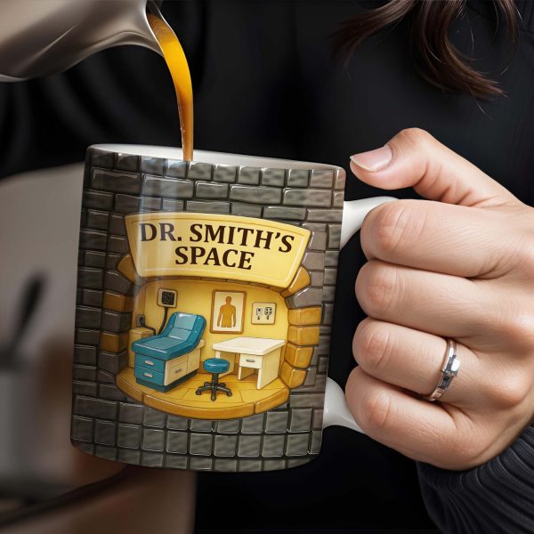 Dr. Smith's Space, Office, Chair, And Desk - Personalized Custom Coffee Mug - DOC007_MG Dr. Smith's Space, Office, Chair, And Desk - Personalized Custom Coffee Mug - DOC007_MG