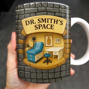 Dr. Smith's Space, Office, Chair, And Desk - Personalized Custom Coffee Mug - DOC007_MG