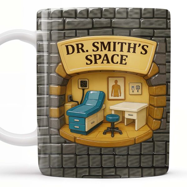 Dr. Smith's Space, Office, Chair, And Desk - Personalized Custom Coffee Mug - DOC007_MG Dr. Smith's Space, Office, Chair, And Desk - Personalized Custom Coffee Mug - DOC007_MG