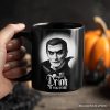 Dracula Spooky Portrait Personalized Mug Horror Villain Theme Halloween Gift with Custom Name Dracula Spooky Portrait Personalized Mug Horror Villain Theme Halloween Gift with Custom Name