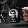 Dracula Spooky Portrait Personalized Mug Horror Villain Theme Halloween Gift with Custom Name Dracula Spooky Portrait Personalized Mug Horror Villain Theme Halloween Gift with Custom Name