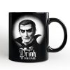 Dracula Spooky Portrait Personalized Mug Horror Villain Theme Halloween Gift with Custom Name Dracula Spooky Portrait Personalized Mug Horror Villain Theme Halloween Gift with Custom Name