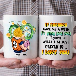Dragon Ball What Im Just Saiyan I Love You - Gift For Couple - Personalized Ceramic Mug - CL18 NH96