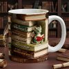 Dragon Reading Book Coffee Mug- Personalized Gifts For Book Lovers 08OHDT301225