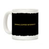 Drinks Coffee Intensely Coffee Mug Drinks Coffee Intensely Coffee Mug
