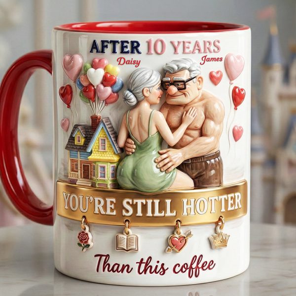 DSNY After Many Years You Still Hotter Than This Coffee - Personalized Accent Mug - Gift For Couples, Movie Fans NL122 DSNY After Many Years You Still Hotter Than This Coffee - Personalized Accent Mug - Gift For Couples, Movie Fans NL122