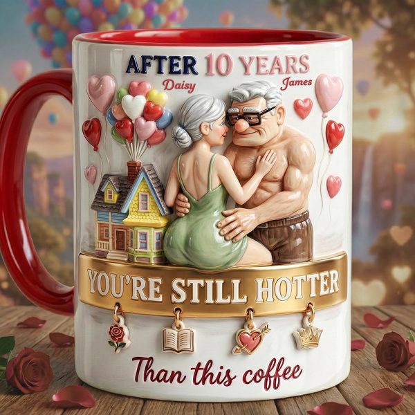 DSNY After Many Years You Still Hotter Than This Coffee - Personalized Accent Mug - Gift For Couples, Movie Fans NL122 DSNY After Many Years You Still Hotter Than This Coffee - Personalized Accent Mug - Gift For Couples, Movie Fans NL122