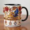 DSNY And They Lived Happily Ever After - Personalized Accent Mug - Gift For Couples, Movie Fans NL122