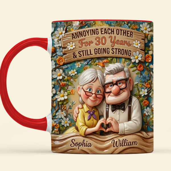 DSNY Annoying Each Other And Still Going Strong - Personalized Accent Mug - Gift For Couples NL122 DSNY Annoying Each Other And Still Going Strong - Personalized Accent Mug - Gift For Couples NL122