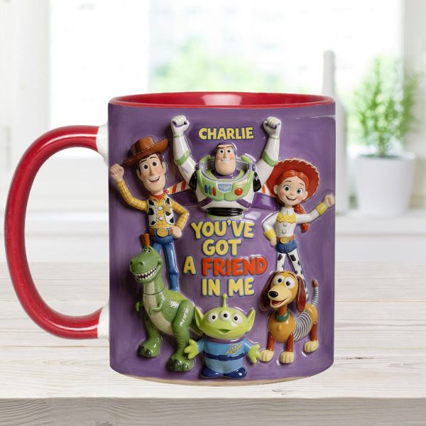 DSNY Cow Boy Story You've Got A Friend In Me - Personalized Accent Mug - Gift For Fan Movies HH01 DSNY Cow Boy Story You've Got A Friend In Me - Personalized Accent Mug - Gift For Fan Movies HH01