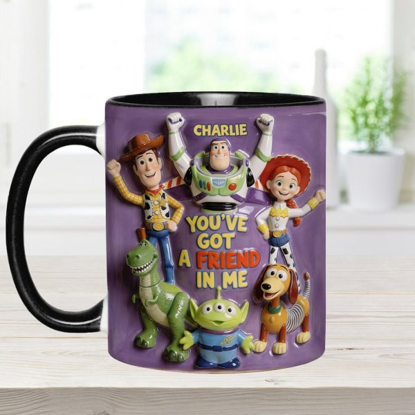 DSNY Cow Boy Story You've Got A Friend In Me - Personalized Accent Mug - Gift For Fan Movies HH01 DSNY Cow Boy Story You've Got A Friend In Me - Personalized Accent Mug - Gift For Fan Movies HH01