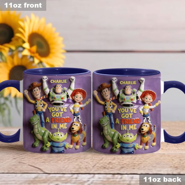 DSNY Cow Boy Story You've Got A Friend In Me - Personalized Accent Mug - Gift For Fan Movies HH01 DSNY Cow Boy Story You've Got A Friend In Me - Personalized Accent Mug - Gift For Fan Movies HH01
