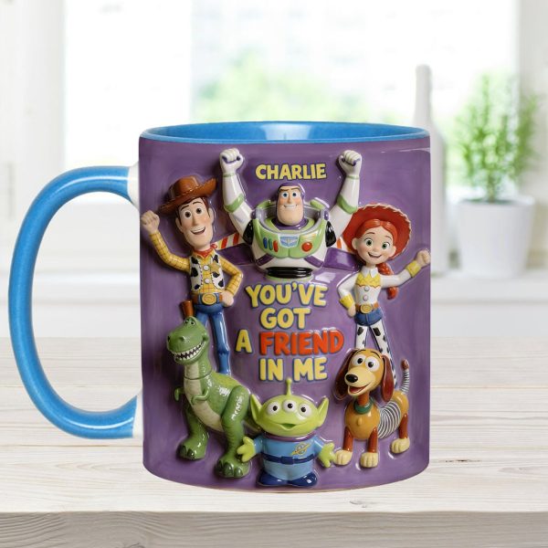 DSNY Cow Boy Story You've Got A Friend In Me - Personalized Accent Mug - Gift For Fan Movies HH01 DSNY Cow Boy Story You've Got A Friend In Me - Personalized Accent Mug - Gift For Fan Movies HH01