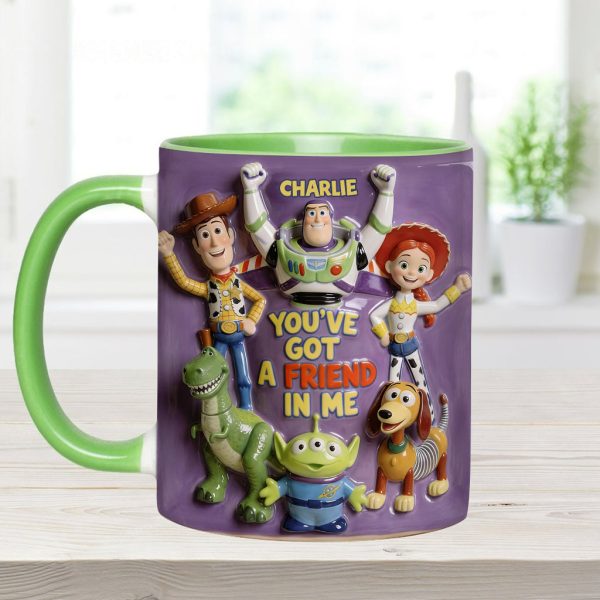 DSNY Cow Boy Story You've Got A Friend In Me - Personalized Accent Mug - Gift For Fan Movies HH01 DSNY Cow Boy Story You've Got A Friend In Me - Personalized Accent Mug - Gift For Fan Movies HH01