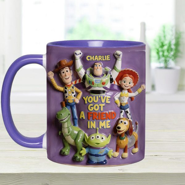 DSNY Cow Boy Story You've Got A Friend In Me - Personalized Accent Mug - Gift For Fan Movies HH01 DSNY Cow Boy Story You've Got A Friend In Me - Personalized Accent Mug - Gift For Fan Movies HH01