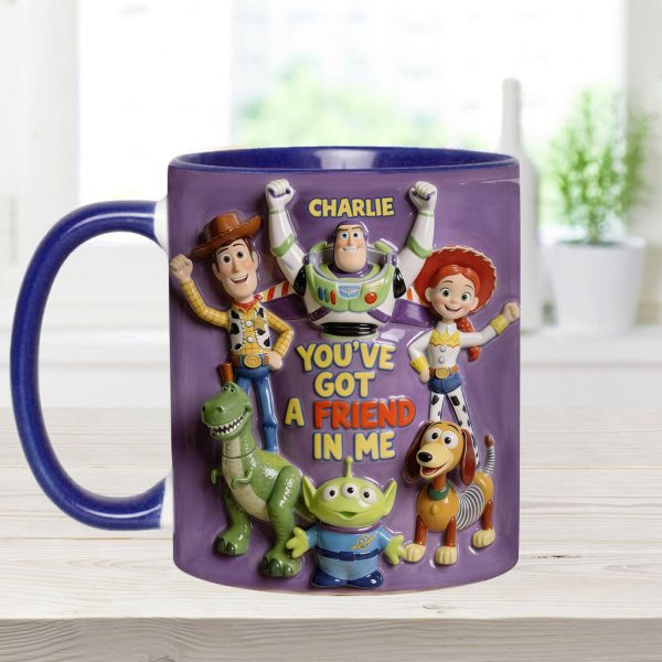 DSNY Cow Boy Story You've Got A Friend In Me - Personalized Accent Mug - Gift For Fan Movies HH01 DSNY Cow Boy Story You've Got A Friend In Me - Personalized Accent Mug - Gift For Fan Movies HH01