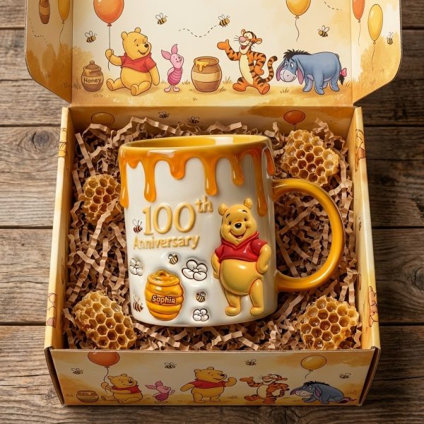 DSNY Honey Bear 100th Anniversary - Personalized Accent Mug - Anniversary Gift For Movie Fans NL122