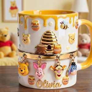 DSNY Honey Bear And Friends - Personalized Accent Mug - Gift For Movie Fans NL122