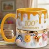DSNY Honey Bear Anniversary 100th Years Of Friendship - Personalized Accent Mug - Gift For Movie Fans NL122