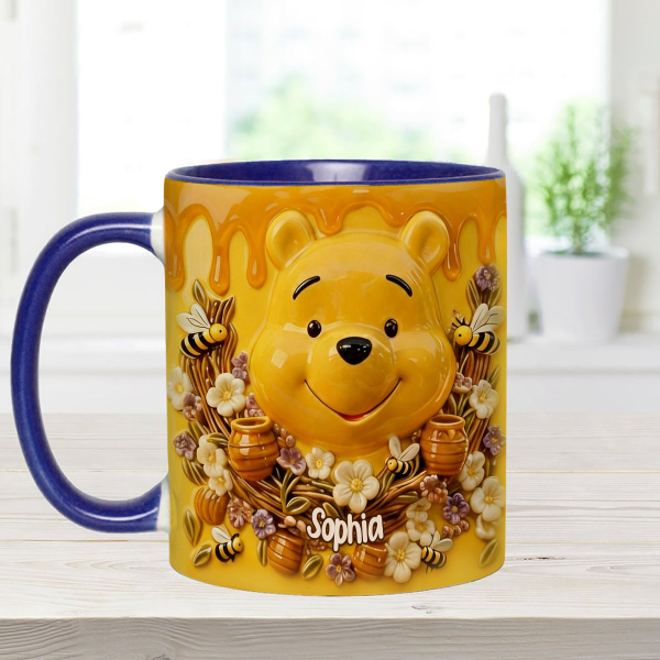 DSNY Honey Bear Celebrate Our 100 Years Of Friendship - Personalized Accent Mug - Gift For Movie Fans NL122 DSNY Honey Bear Celebrate Our 100 Years Of Friendship - Personalized Accent Mug - Gift For Movie Fans NL122