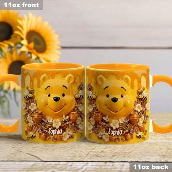 DSNY Honey Bear Celebrate Our 100 Years Of Friendship - Personalized Accent Mug - Gift For Movie Fans NL122 DSNY Honey Bear Celebrate Our 100 Years Of Friendship - Personalized Accent Mug - Gift For Movie Fans NL122