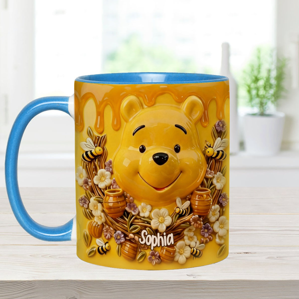 DSNY Honey Bear Celebrate Our 100 Years Of Friendship - Personalized Accent Mug - Gift For Movie Fans NL122 DSNY Honey Bear Celebrate Our 100 Years Of Friendship - Personalized Accent Mug - Gift For Movie Fans NL122