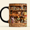 DSNY Honey Bear Good Books Make Good Friend - Personalized Accent Mug - Gift For Movie Fans, Book Lovers NL122 DSNY Honey Bear Good Books Make Good Friend - Personalized Accent Mug - Gift For Movie Fans, Book Lovers NL122